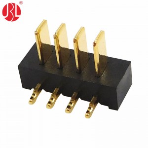 BT-200D-M-nPW 2.0mm Pitch Blade Type Male Power Connector THT Hole RA