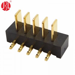 BT-200D-M-nPW 2.0mm Pitch Blade Type Male Power Connector THT Hole RA