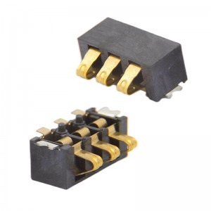 BC-23 Series Spring Battery Connector 2.0mm Pitch SMD Right Angle