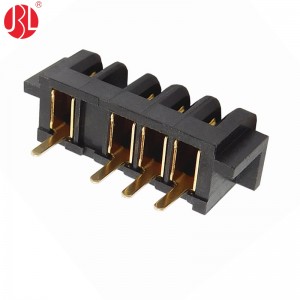 BT-250-B02F-S1-nP 2.5mm Mistake Proofing Female Blade Type Power Connector Thru Hole