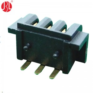 BT-250-B04F-A1-nP 2.5mm Pitch Female Blade Type Power Connector Thru Hole RA
