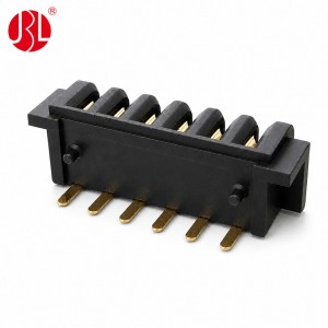 BT-250W-F-nP 2.5mm Pitch Female Blade Type Power Connector Thru Hole RA