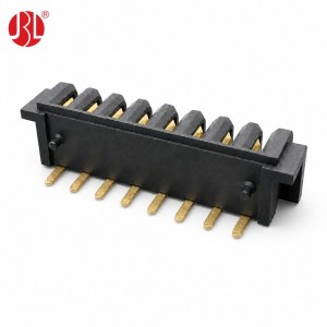 BT-250W-F-nP 2.5mm Pitch Female Blade Type Power Connector Thru Hole RA