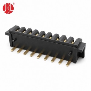 BT-250W-F-nP 2.5mm Pitch Female Blade Type Power Connector Thru Hole RA