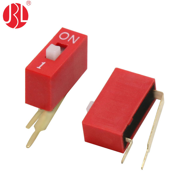 1 Pos DIP Switch Through 2.54mm Pitch Hole Right Angle