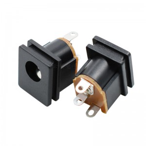 DC-015 Prise CC à montage sur panneau 2,1 mm 2,5 mm DC24V 2,5 A 5 A Prise d'alimentation cylindrique PJ-009A
