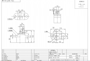 DC-016 DC Jack Montage sur panneau DC24V 2.5A 5A Barrel Connecteur d'alimentation PJ-010A