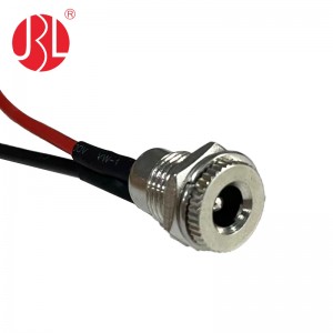 DC-022K DC Socket Panel Mount Cable Assembly Wire Harness