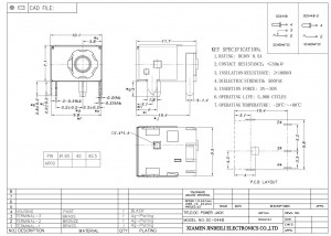 DC-044B Conector DC 2,5×5,9mm 2,0×5,9mm DIP DC24V 5A Barril Conector de alimentação PJ-083BH
