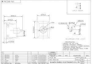 DC-069 DC Jack Montagem em painel DC24V 3A Conector de alimentação