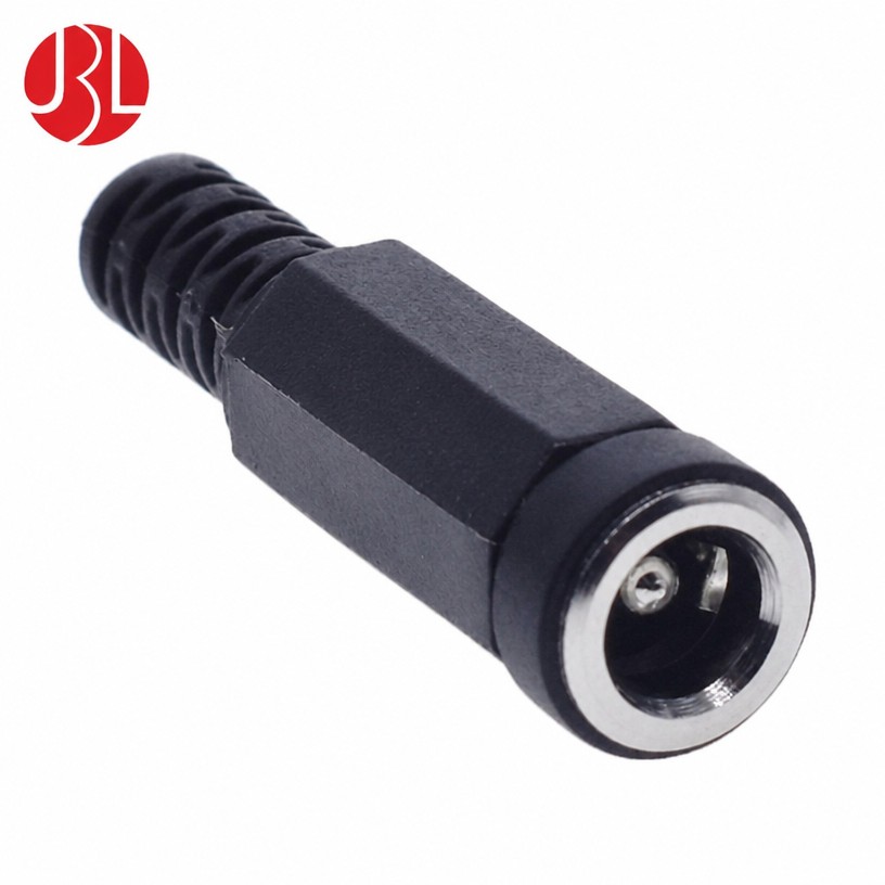 DC receptacle 5.5*2.1mm free hanging in line