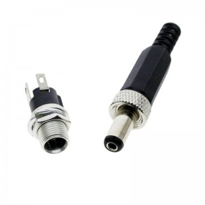 DC5521-L11M8 Sealed DC Plug Connector Free Hanging
