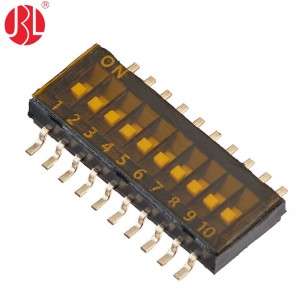 KS-nP 1.27mm Pitch DIP Switch Surace Mount