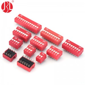 DS-nP Series 2.54mm Pitch DIP Switch Through Hole