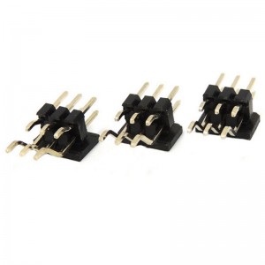 Custom Dual Row Pin Header 2.0mm Pitch Surface Mount Right Angle