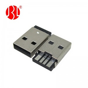 High Current Solder Type USB A 2.0 Plug
