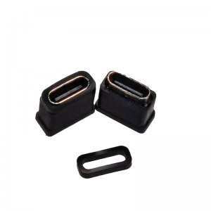 USB-20C-F-06F07L Waterproof USB Type C Connector Free Hanging