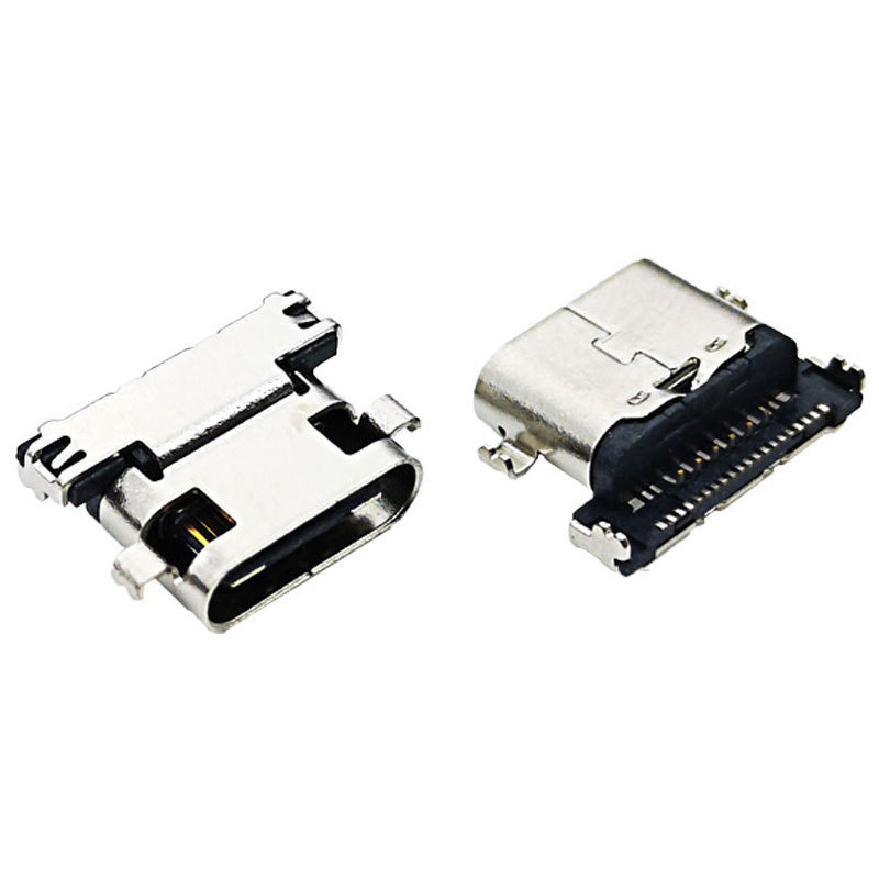 USB-31C-F-08A USB Typ C 24-poliger USB-C-Buchsenanschluss mit mittlerer Montage