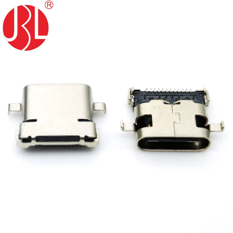 USB-31C-F-01A Mid Mounting USB Type C 24Pin DIP SMD USB3.1 Receptacle