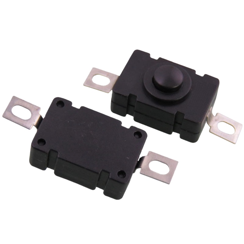 Pushbutton switch ONOFF 2 Terminals vertical SMT type emergency stop