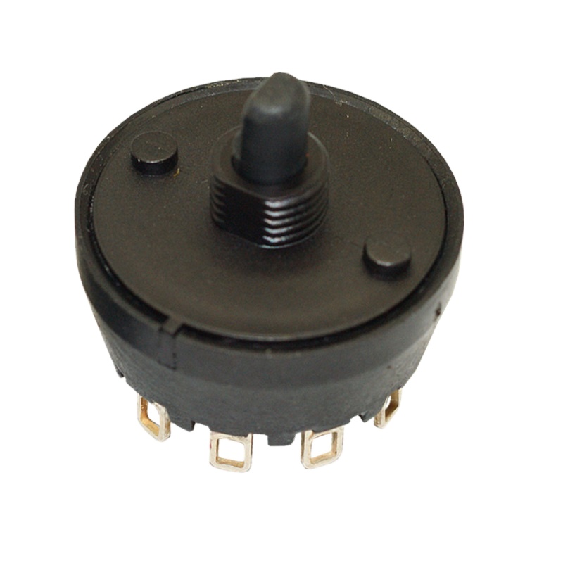 Commutateur rotatif rond MFR01-A1F03L3S-R AC 125V/250V 8A 12A 4 positions fin de course rotatif