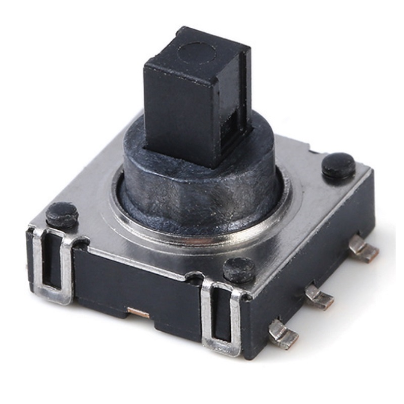 10*10 Chave Tática de 5 Vias com Taster Taster nterruptores Táteis 6 Terminais Tipo SMT DC 12V 50mA TS-1504A