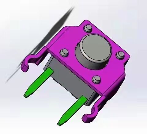 TC-00100V Тактильный переключатель через отверстие под прямым углом