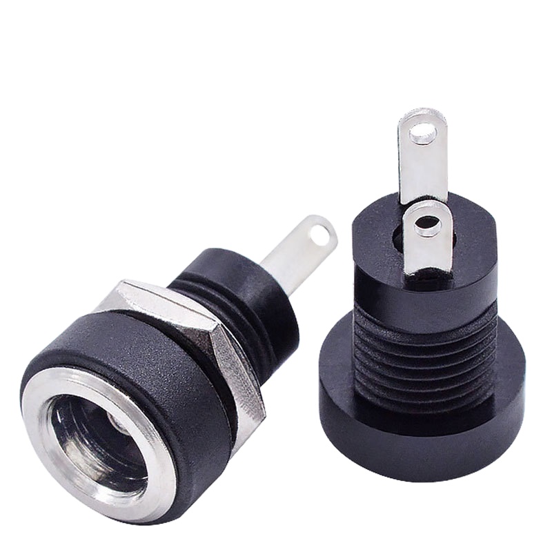 DC-022B 5,5 × 2,5 mm 5,5 × 2,1 mm Montage sur panneau DC Jack Barrel Connecteur d'alimentation DC12V 1A