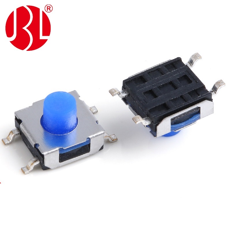 TS-062A IP67 Interruptor tátil à prova d'água 6,2 × 6,2 mm Montagem em superfície Asa de gaivota DC12V 0,05A