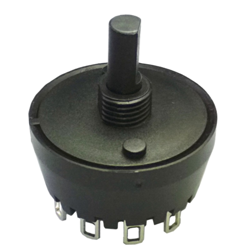 Commutateur rotatif 8 positions AC 125V 250V 8A 12A CAS VDE ENEC CQC Approbation Certification MFR01-A1M06L9S-N