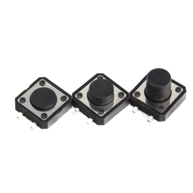 TS-00121 12x12mm Top Push Тактильный переключатель 4Pin Surface Mount DC12V 0.05A