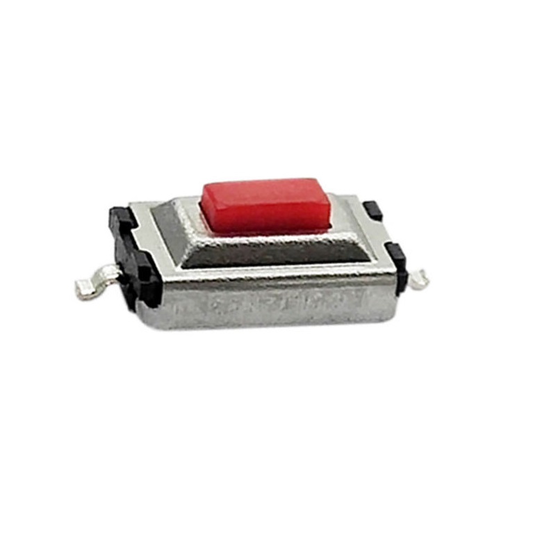 TS-1107 Interrupteur tactile à poussoir supérieur 6 × 3,5 mm Aile de mouette à montage en surface 2 broches