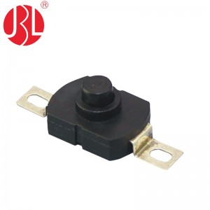 JBL8-1104B Panel Mount On-Off Push Button Switch Solder Lug 2 Pin Vertical