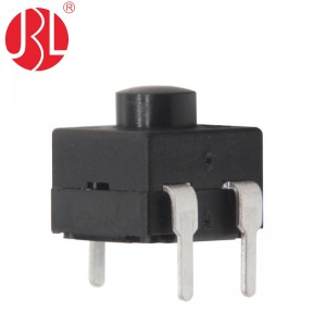 JBL8G-1301 ON-OFF-ON-OFF Push Button Switch 8.3×8.3mm Through Hole DIP Vertical