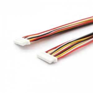 Kundenspezifische JST SH 1,0-mm-Raster-Steckverbinder-Kabelbaum-Kabelbaugruppe