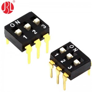 KI-nP 2.54mm Pitch DIP Switch Through Hole
