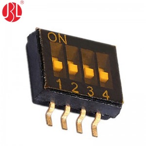 KS-nP 1.27mm Pitch DIP Switch Surace Mount