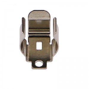 KST-BC-50-NI Nickel Plated AAAA Battery Clip SMT