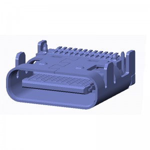USB Type C 3.1 Receptacle 24 Position SMD Through Hole