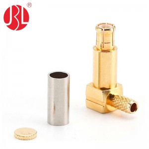 MCX-JW-H10X16-1.6 MCX Crimp Plug Solder Right Angle