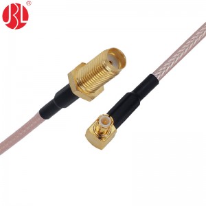 MCXJW-SMAKY-316 MCX Plug to SMA Jack Coax Cable