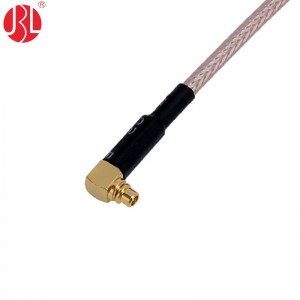 MMCX-JW15-316 MMCX Crimp Plug Right Angle Coax Cable