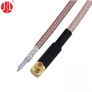 MMCX-JW15-316 MMCX Crimp Plug Right Angle Coax Cable