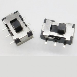 MS-22D28 Mini interrupteur à glissière DPDT Montage en surface SMD