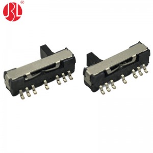 MS-26D03 2P6T Mini Slide Switch Surface Mount Right Angle