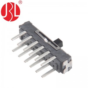 MS-42D02 Mini Slide Switch 4PDT Through Hole
