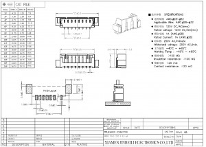 MX1.25 Connector Header Surface Mount vertical SMT