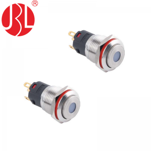 Custom Dot Illumination 16mm Anti Vandal Switch Latching / Momentary