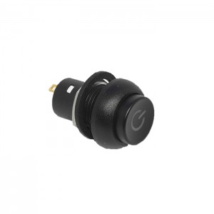 PB-012A-B1N1 Interrupteur à bouton-poussoir à montage sur panneau personnalisé SPST DPDT Trou traversant