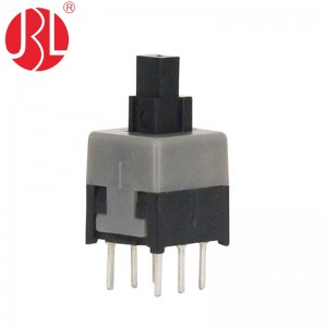 PB-22E85 8.5×8.5mm Push Button Switch DPDT Through Hole Vertical